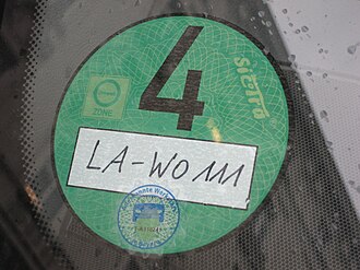 環境ステッカー(Umweltplakette)