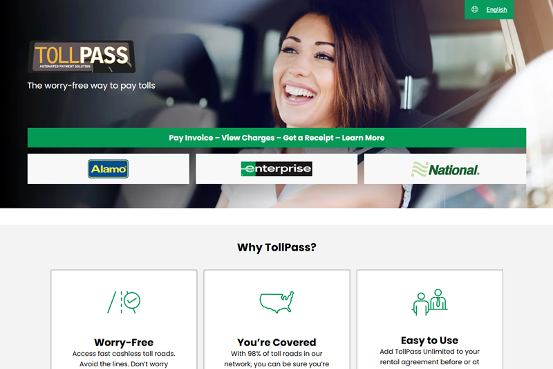 TOLLPASSウェブサイト